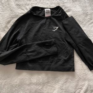 VITAL SEAMLESS 2.0 LONG SLEEVE CROP TOP GYMSHARK